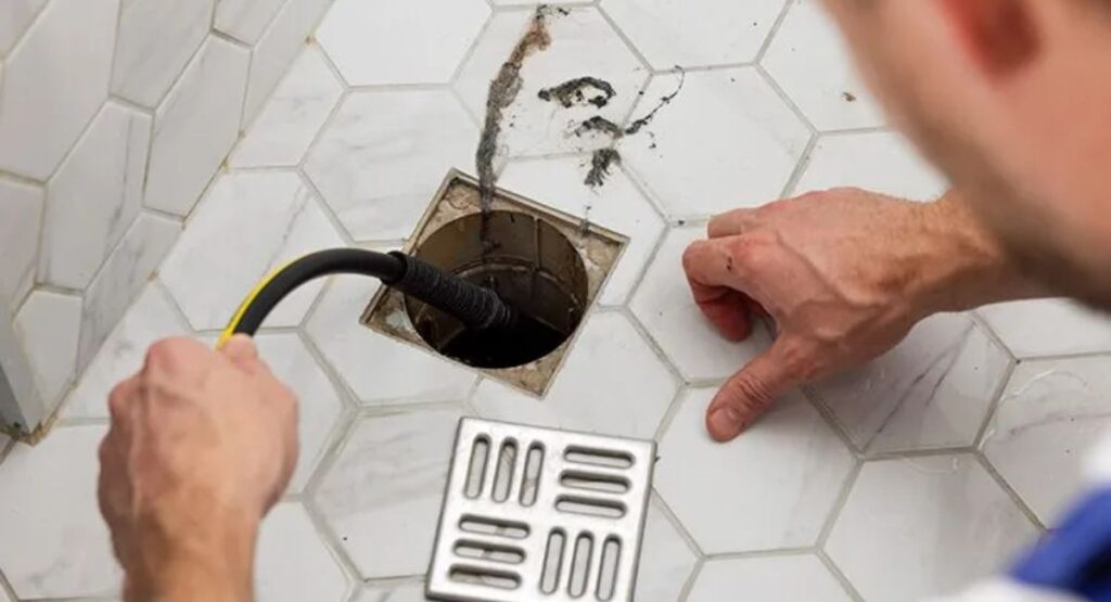 Bathtub drain clogged