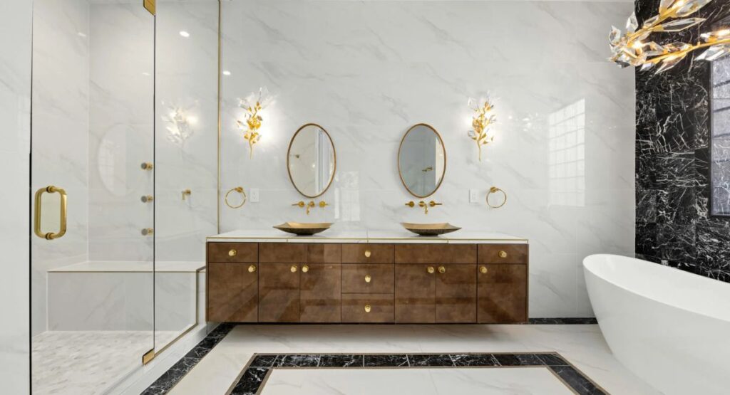 Carrara and Calacatta marble