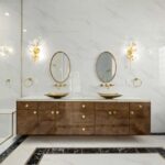 Carrara and Calacatta marble