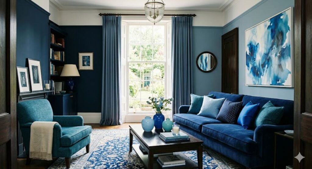 blue decor