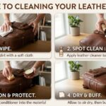how to clean leather bag