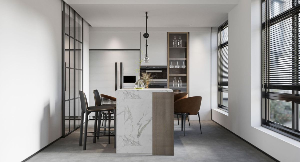 kitchen dining partition ideas