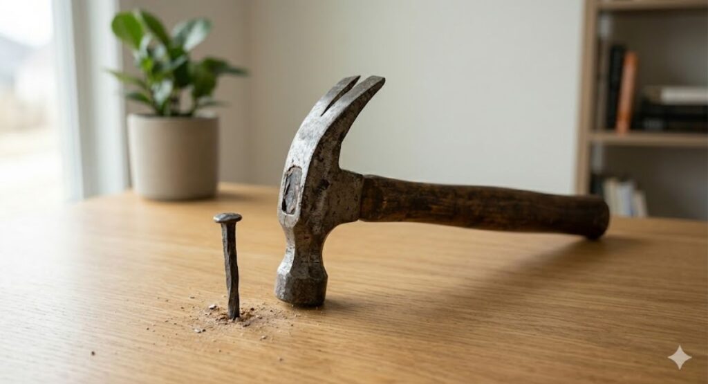 nail and hammer