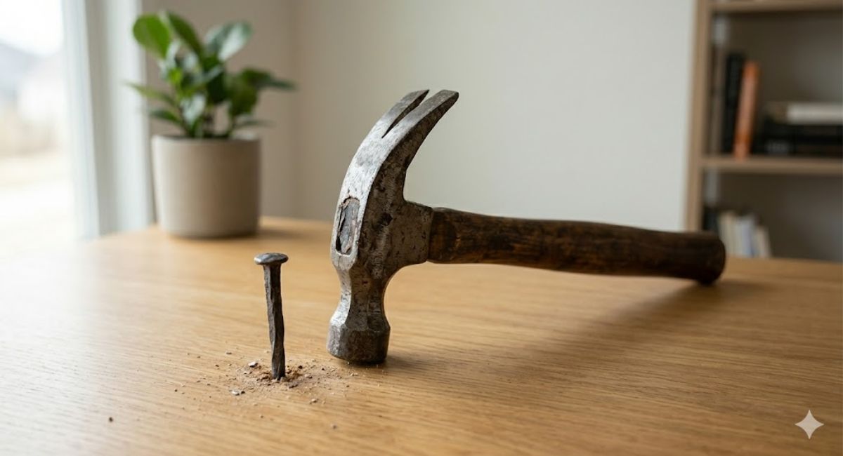 nail and hammer