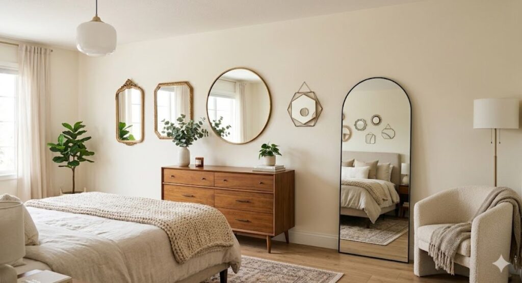 bedroom mirror ideas