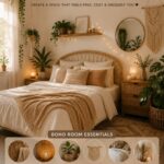 boho and aesthetic room decor
