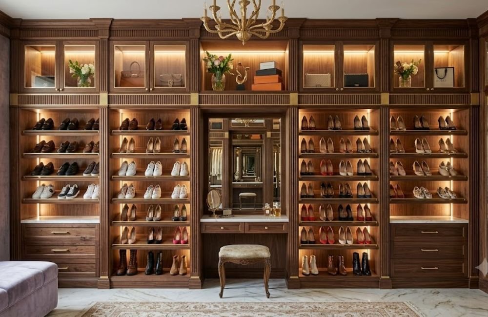luxury shoe cabinet design ideas