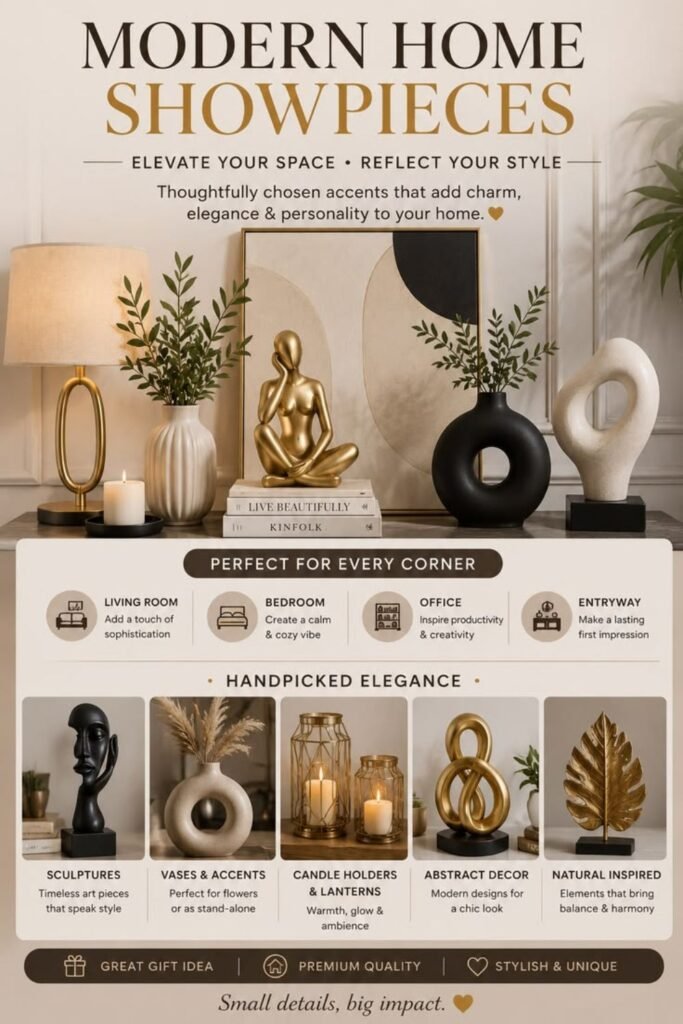 modern home showpiece ideas