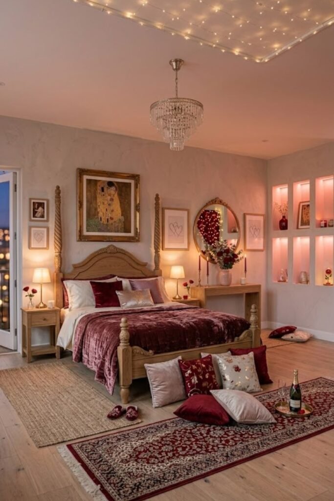romantic bedroom decor