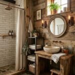 rustic bathroom