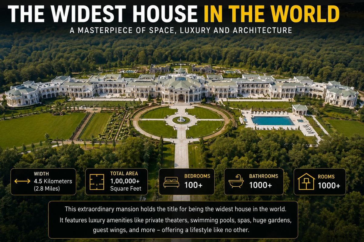 widest house in the world