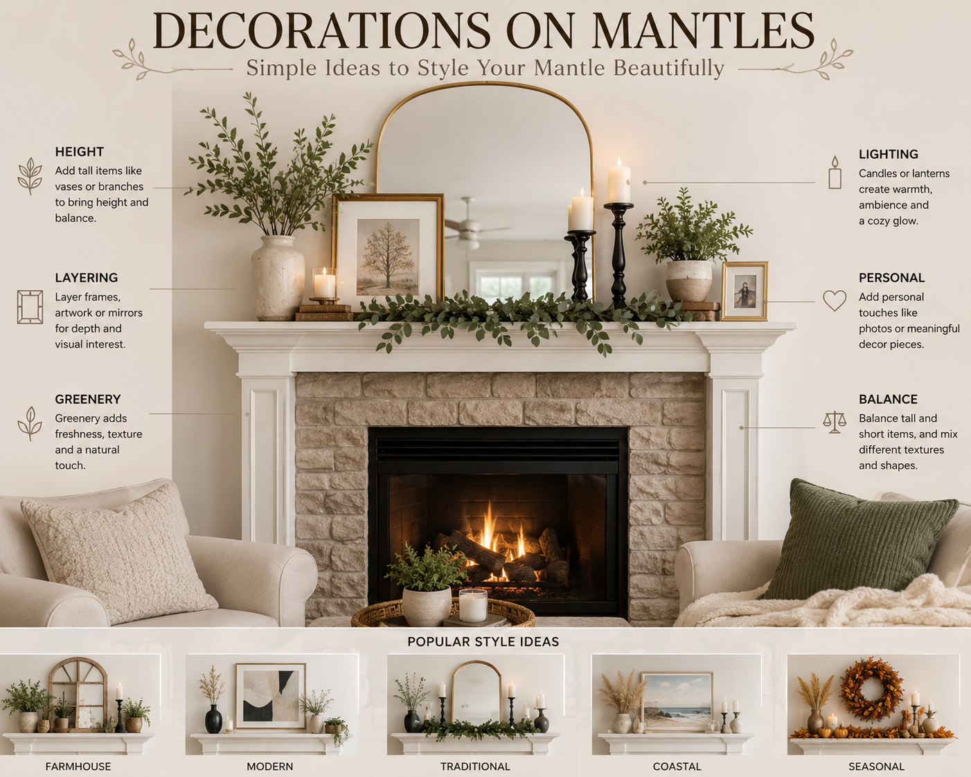 decoration on mantles