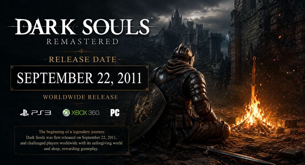 dark souls 1 release date
