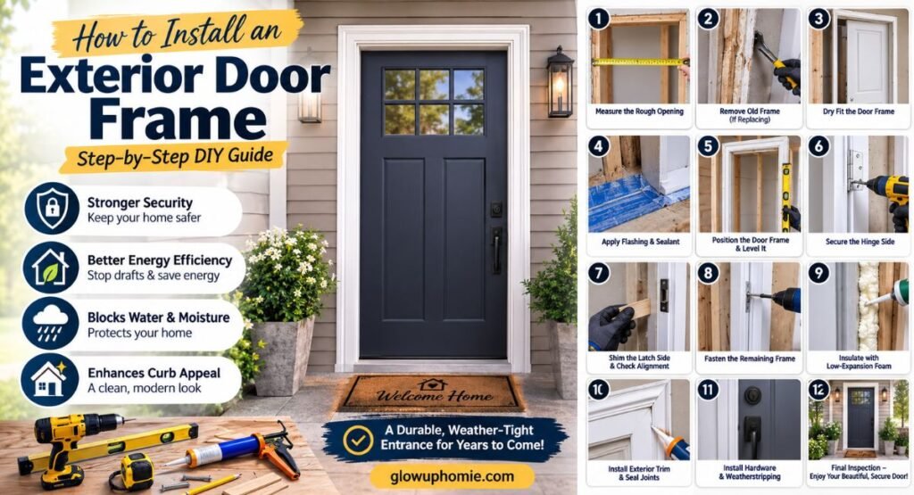 How to Install an Exterior Door Frame