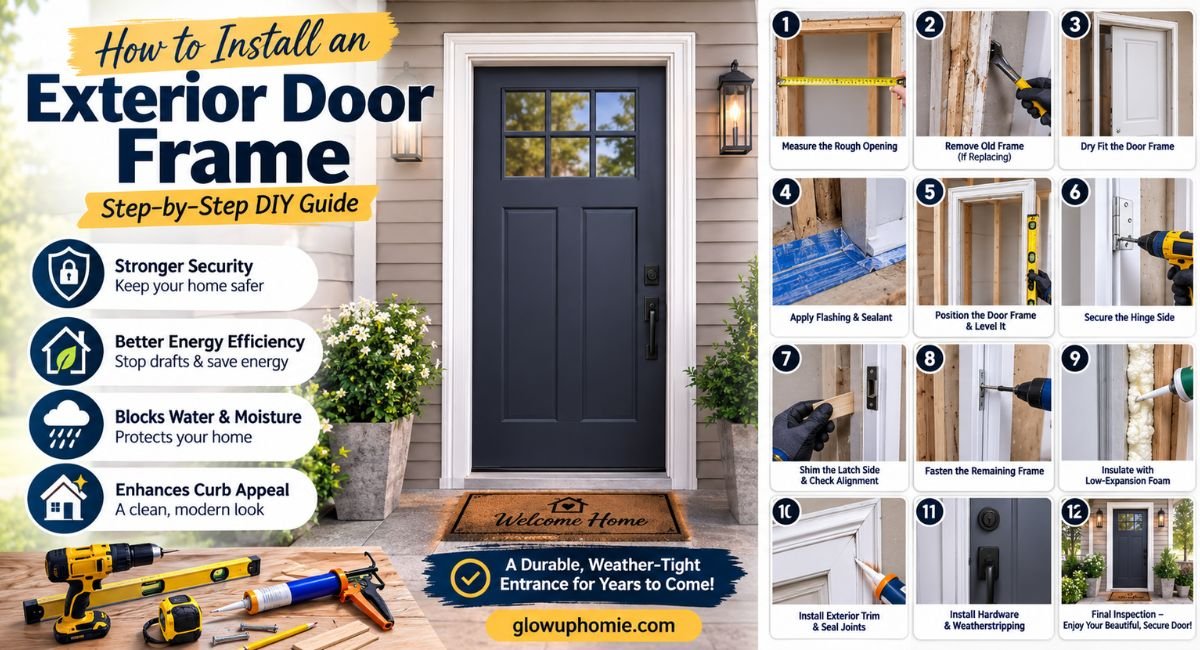 How to Install an Exterior Door Frame