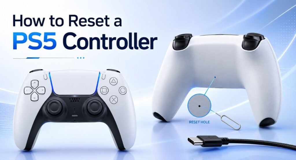 how to reset PS5 controller