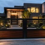 luxury modern front gate