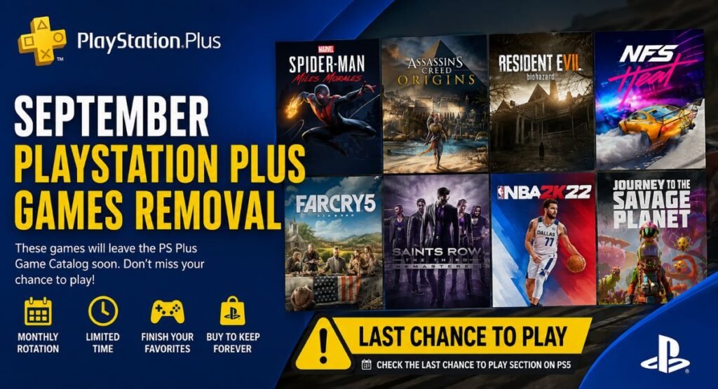 septenber playstation plus games removal