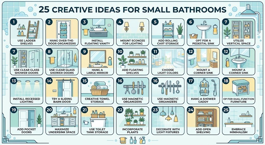 25 Small Bathroom Ideas